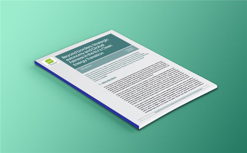 Beyond Borders: Strategic autonomy and Global Fairness in the EU's Clean Energy Transition